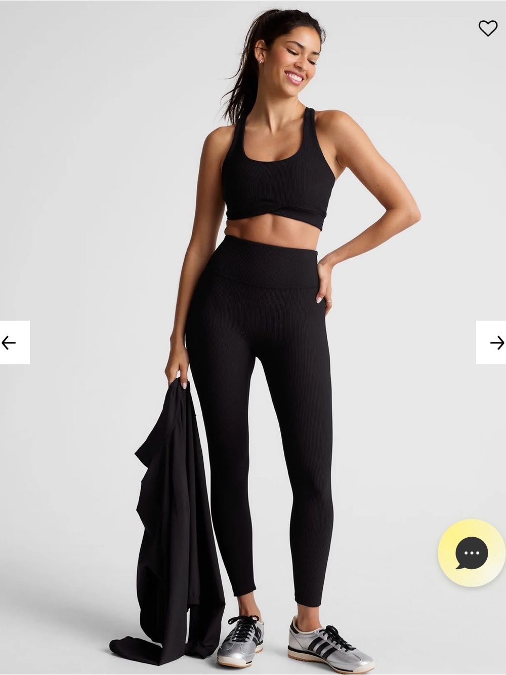Beyond Yoga Impulse Ribbed Black Leggings